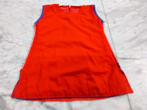 Orange Colour Silk Blouse