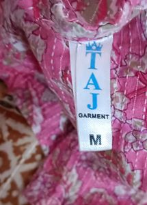 Pretty Pink Printed Kurta