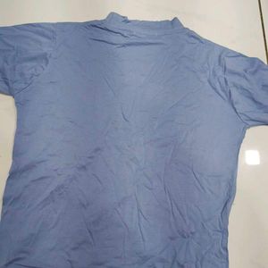 Light Blue "Just Enjoy My Life" Top