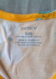 Carter's Yellow Beby girl Frock