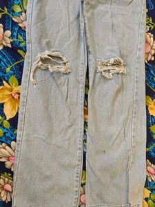 Zara Light Wash Denim Jeans