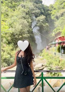 Polka Dot Halter Neck Mini Dress