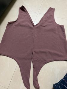 Unique Tie-Front Sleeveless Top