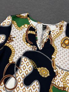 Shein Chain Print Long Sleeve Top