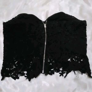 Black Lace Blouse