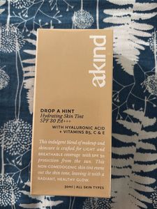 Aknd Drop A Hint Skin Tint SPF 30