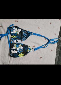 Vibrant Floral Bikini Top
