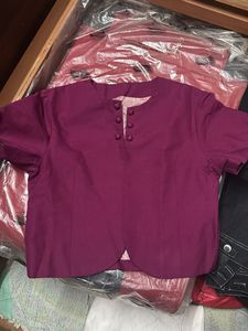 Elegant Purple Blouse