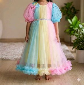 Rainbow Tulle Dress