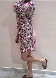 Floral Print Stylish Dress