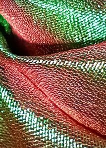 New Dual Tone Sheer Saree With Running Blouse Pc