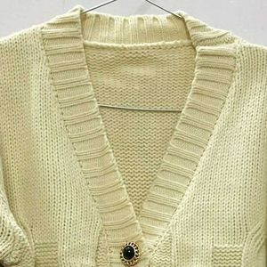 off-white cardigan