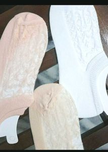 Assorted Lacetop Socks 5 pairs