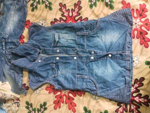 Blue Denim jacket dress