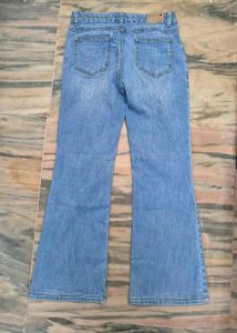 Trendy Y2K Bootcut Denim Jeans