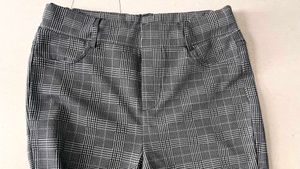 Gray Plaid Pants