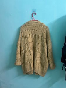 Korean Yellow Knit Cardigan