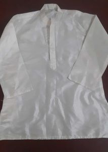 Elegant Off-White FestiveKurta pyjama kids (6 -12