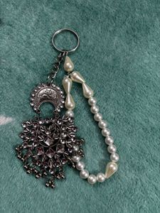 Elegant Beaded Peacock Keychain only 2 pics