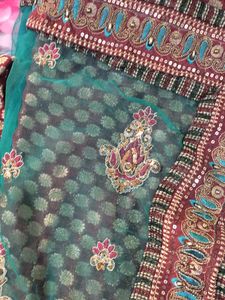 Embroidered  Saree