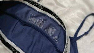 Calvin Klein Blue Sports Bra