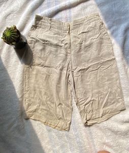 Casual Beige Shorts Unisex