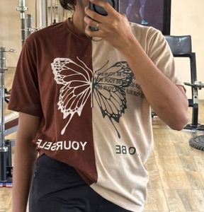 Butterfly Colorblock Graphic Tee