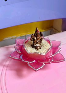 Ganesha Idol in Lotus Diya
