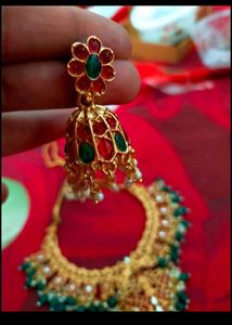 Green Pearl Sealed New Jewellery Set