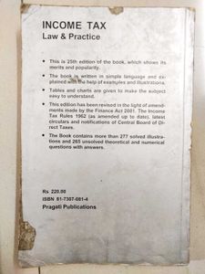 Income Tax Law &amp; Practice