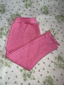 Cute pink Striped Pants