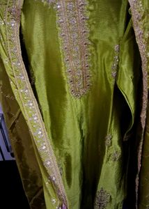 Elegant Lime Green Kurta Set with Dupatta
