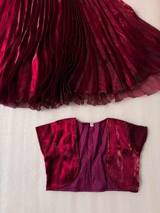 Stunning Embellished Red Gown