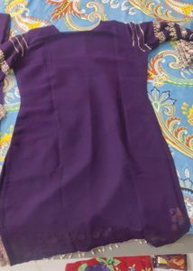 Beautiful Girls Embroidered Pakistani  Kurta Set