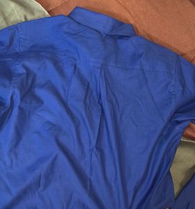Men's Blue Button-Down Shirt