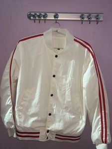 White Party jacket with Red Stripes