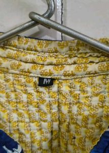 Double sided half jacket for women 100% cotton