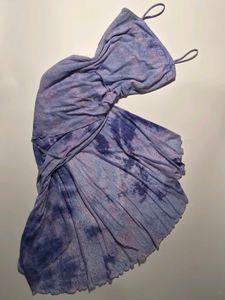 Periwinkle Tie Die Sparkling Dress