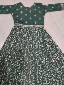 lehenga  gown set