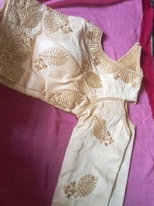 Elegant Embroidered Blouse Top....new