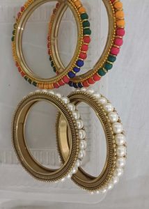 Bangle Set - Colorful & Pearl