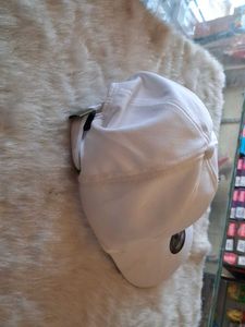 White Sports Cap