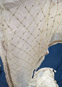 Cream Lehenga Choli Set