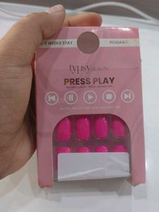 Press Play Fake Nails - Pink