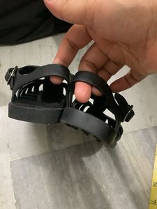 Black Fisherman Sandals
