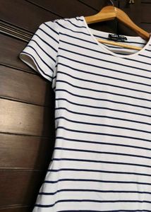 Vero Moda White Classic Striped T-Shirt