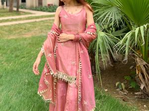 Elegant Pink Kurta Set with Dupatta