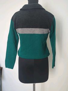 Adidas Color Block Pullover Sweater