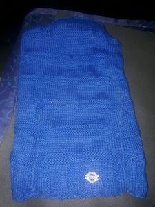 blue colour woolen binny  cap