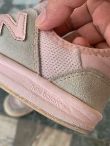 New Balance Kids Pink Slip-On Shoes